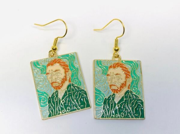 Art  painting earrings