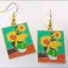 Art  painting earrings