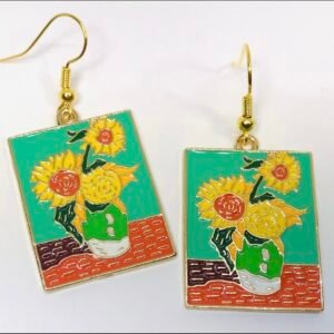 Art painting earrings