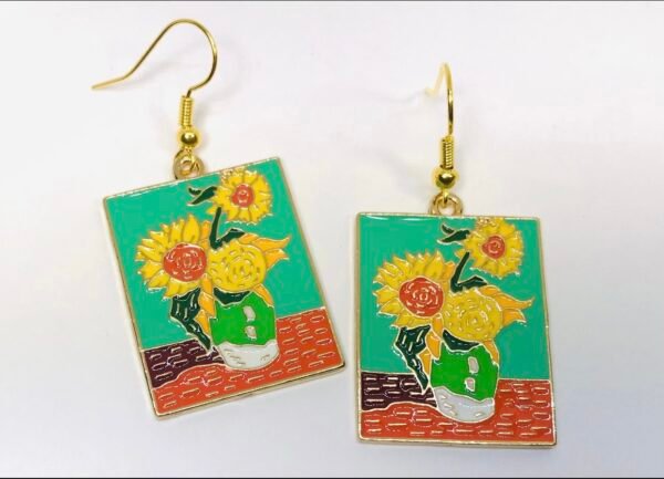 Art  painting earrings