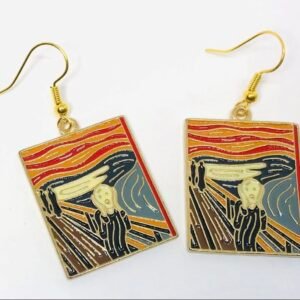 Art  painting earrings