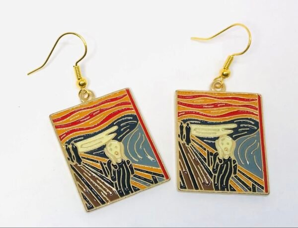 Art  painting earrings