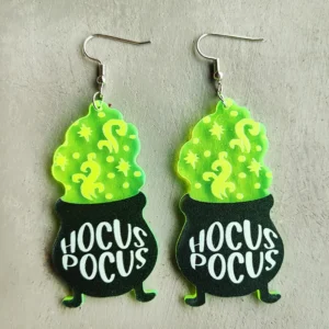 Halloween Hocus Pocus acrylic Earrings