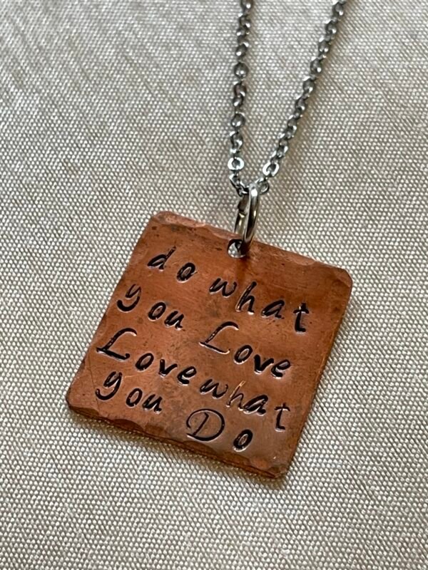 She Believed she could so she did Key Ring Necklace