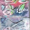 whinsical birds flower original painting