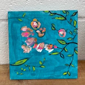 Acrylic Flower Painting