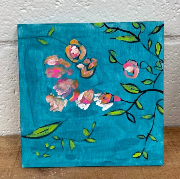 Acrylic Flower Painting