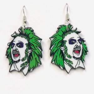 Halloween Beetle juice   Earrings