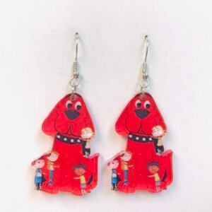 Story book  Red Dog Earrings