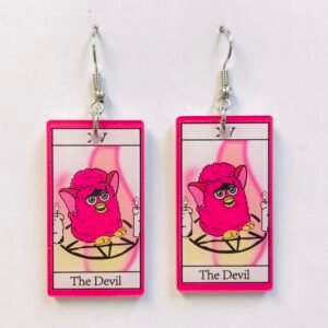 The Pink Devil Earrings