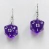Red Dice earrings