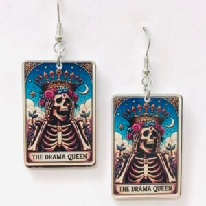 Halloween Skull and skeleton hand  earrings