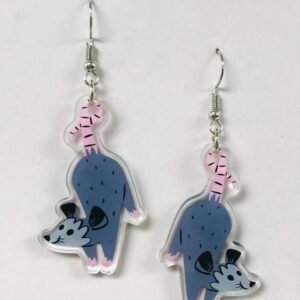 Possum Acrylic earrings