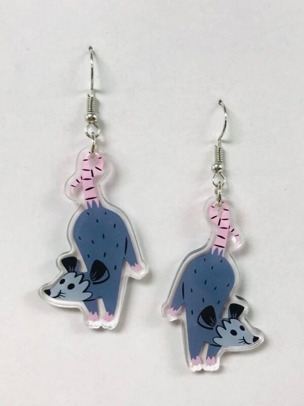 Possum Acrylic earrings