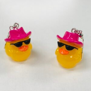 Yellow duckie  acrylic  Earrings