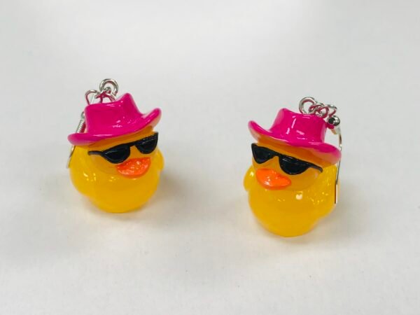 Yellow duckie  acrylic  Earrings