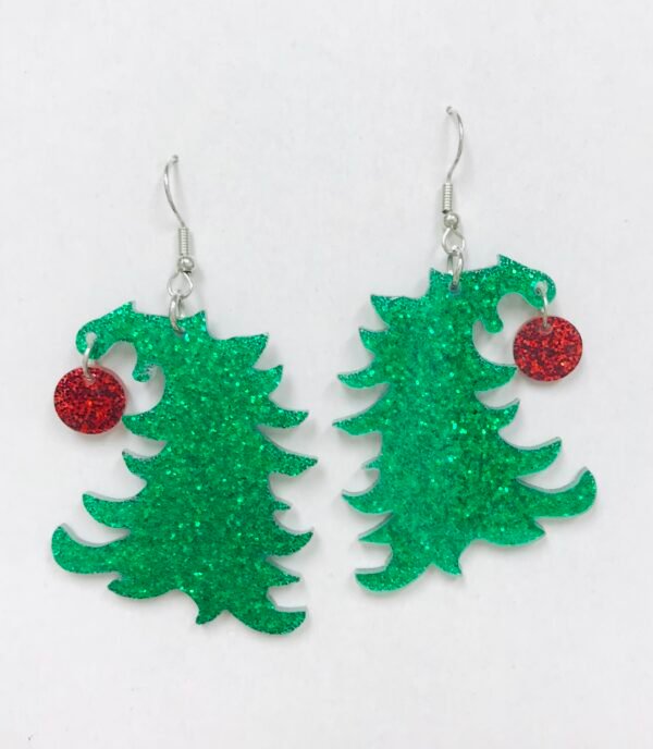 Xmas Tree Acrylic earrings