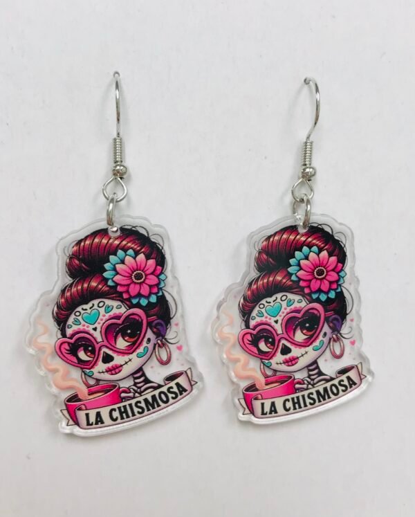 La Chismosa Acrylic earrings