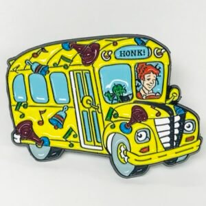 Acrylic  Yellow school bus charm for DIY