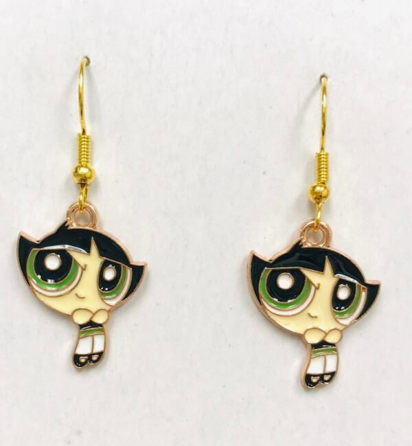 Enamel Bug Eye little girl earrings