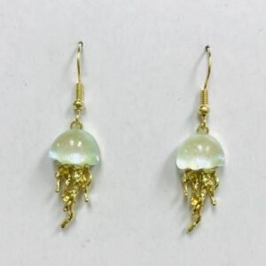 Jellyfish charm earrings