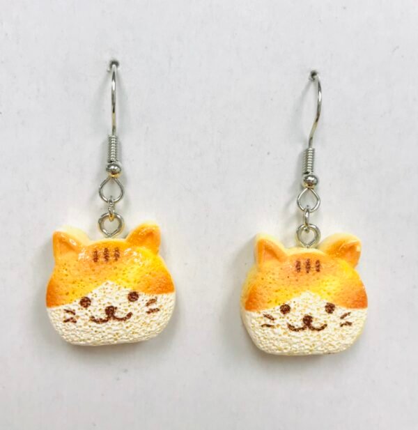 Cat charm earrings