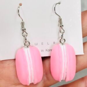 Pink Coffee bean  Earrings
