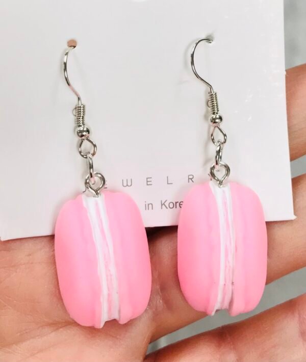Pink Coffee bean  Earrings