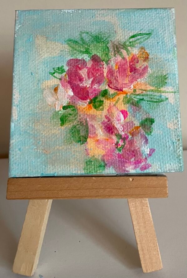 Acrylic Flower Painting