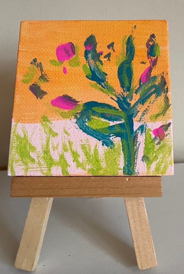 Acrylic Flower Painting