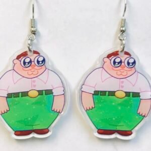 Cartoon figure earrings