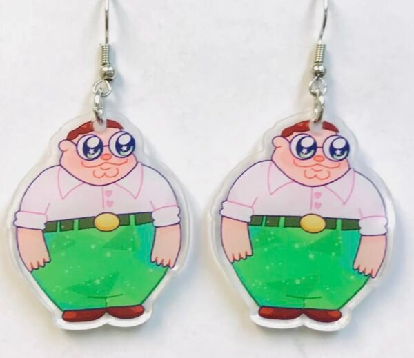 Cartoon figure earrings